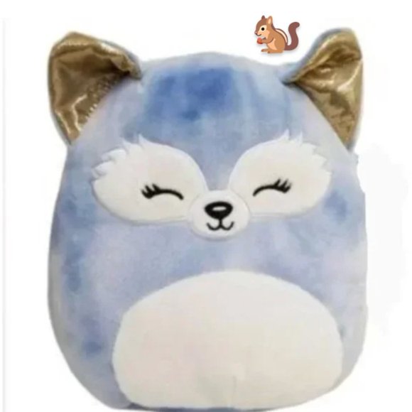 Squishmallows Other - Squishmallow 16" Melani the Fox tie-dyed blue Sleepy Eye Squad 2020